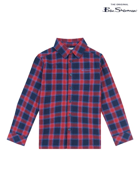 Ben Sherman Boys Brushed Twill Check Shirt (Q63987) | €26 - €32