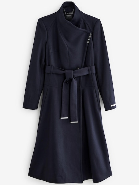 Ted Baker Roseika Red Midi Length Double Breasted Coat With Skirt (Q64032) | €204