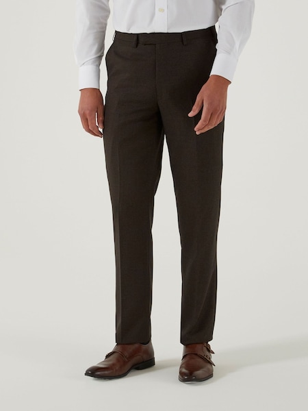 Skopes Brown Tailored Fit Harcourt Suit: Trousers (Q64091) | €36