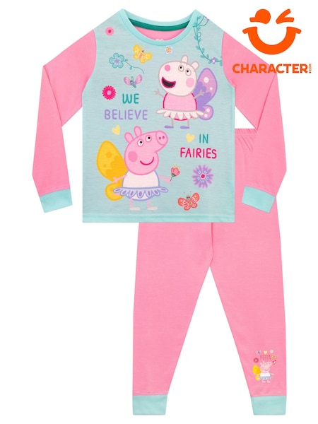 Character Pink Peppa Pig Fairies Have The Most Fun 100% Cotton Pyjamas (Q64144) | €9