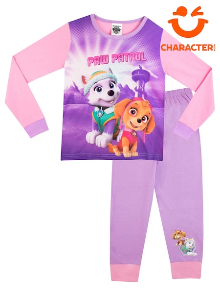 Character Purple Everest and Syke Paw Patrol 100% Cotton Pyjamas (Q64162) | 37 QAR