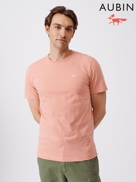 Aubin Logo Cotton T-Shirt (Q64275) | €21.50