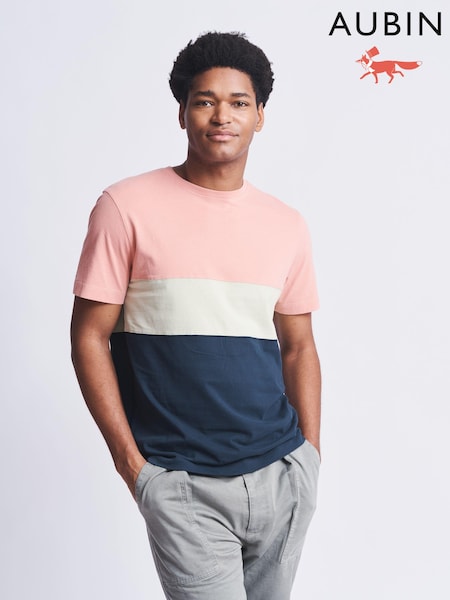 Aubin Calder Cut and Sew T-Shirt (Q64309) | €24