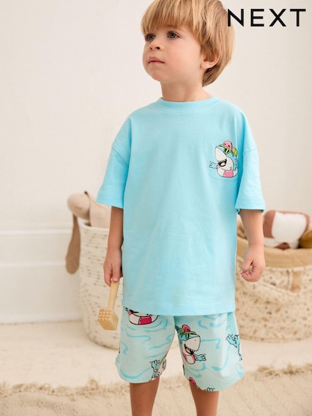 Blauer Hai - 100% Cotton Single Short Pyjamas (9mths-8yrs) (Q64542) | 4 € - 5 €