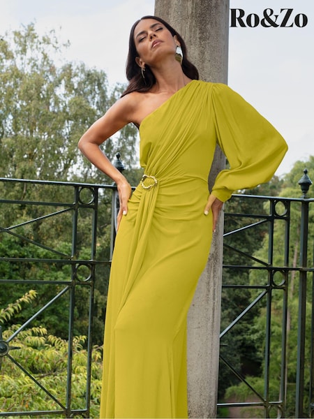 Ro&Zo Yellow Trim Detail Dress (Q64627) | €108