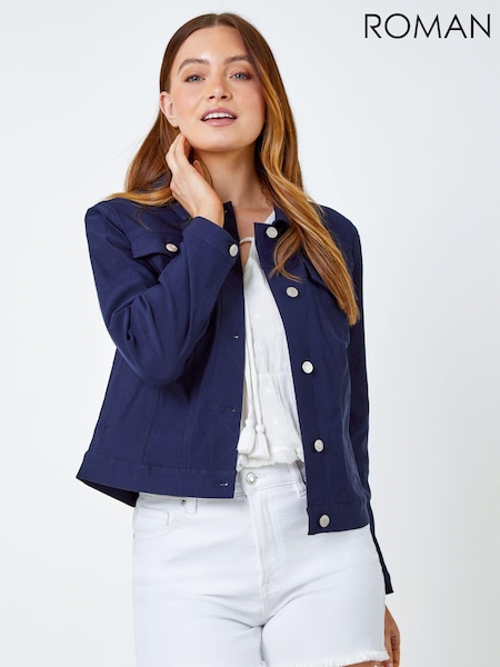 Roman Navy/Blue Stretch Denim Jacket (Q65444) | €63