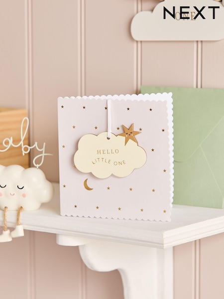New Baby Cloud Keepsake Card (Q65469) | 5 €