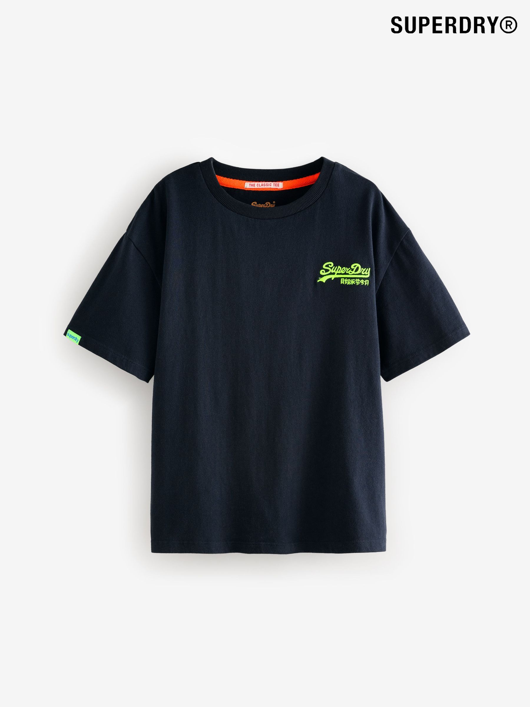 Superdry navy t shirt deals