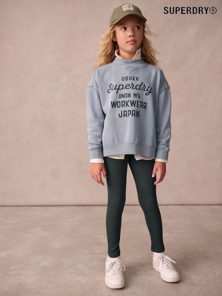 Superdry Grey Workwear Sweat and Leggings Set (Q65691) | AED181 - AED215