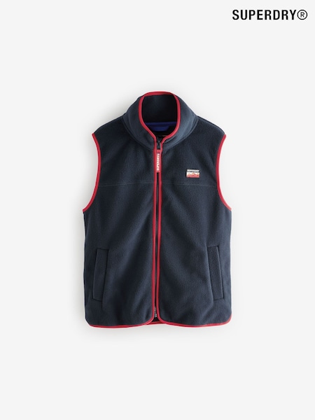 Superdry Navy Fleece Gilet (Q65748) | €46 - €51