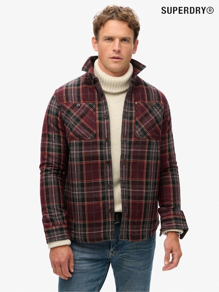 Superdry Brown The Merchant Store Moleskin Overshirt (Q65975) | R$ 740