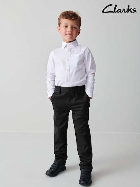 Clarks Black Regular Fit School Trousers (Q66254) | R$ 140 - R$ 180