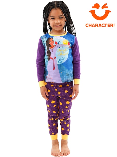 Character Purple Girls Wish Friends Are Magical 100% Cotton Pyjamas (Q66422) | AED52