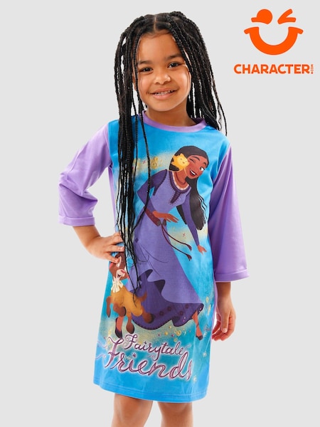 Character Purple Wish Fairytale Friends Long Sleeve Nightdress (Q66437) | €9