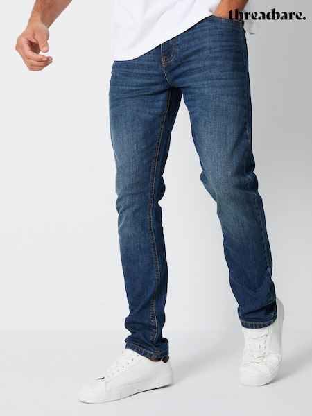 Threadbare Dark Blue Slim Fit Jeans With Stretch (Q66505) | 62 QAR