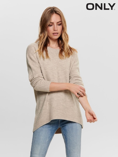 ONLY Round Neck Longline Tunic Soft Jumper (Q66692) | 13 €