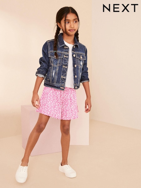 Gänseblümchenmuster, Pink - Pull On Skort (3-16yrs) (Q66742) | 4 € - 8 €
