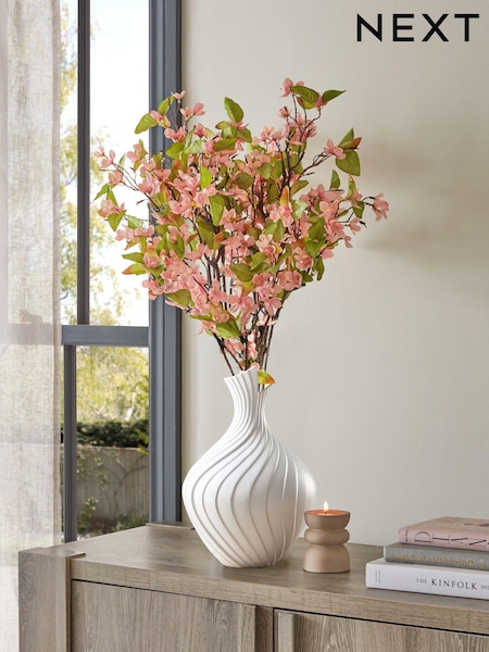 Set of 3 Pink Artificial Cherry Blossom Stems (Q67006) | €25