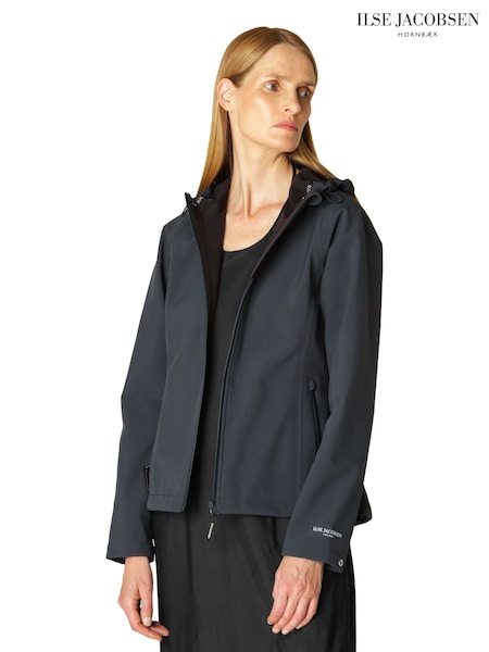 Ilse Jacobsen Waterproof Short A Line Softshell Raincoat (Q67097) | €108
