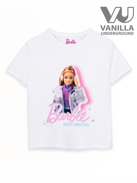 Vanilla Underground White Barbie Girls Christmas 100% Cotton T-Shirt (Q67105) | €20