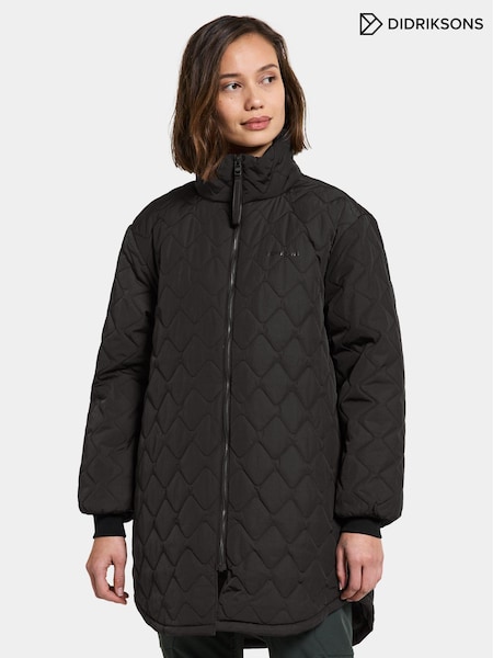 Didriksons Gabbi Black Parka (Q67133) | €114