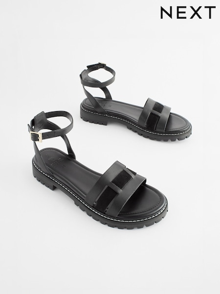 Forever Comfort® Leather Cleated Sandals (Q67166) | ‏82 ر.س.‏