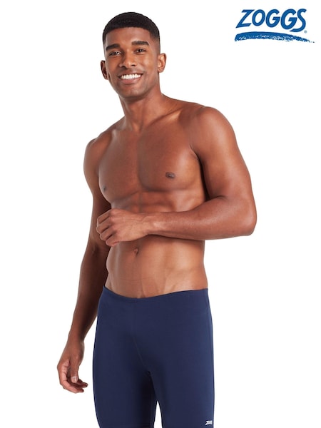 Blå - Zoggs Cottelsoe Ecolast Mid Jammer Boxers (Q67231) | kr590