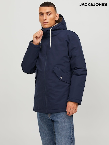 Albastru - JACK & JONES Parka Coat (Q67305) | 196 LEI
