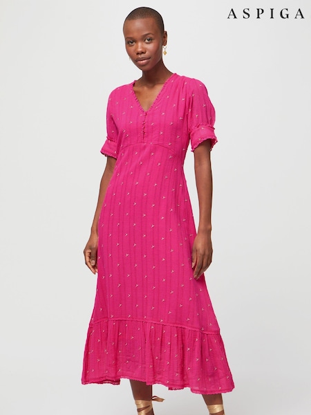 Aspiga Pink Poppy Dress (Q67348) | €72
