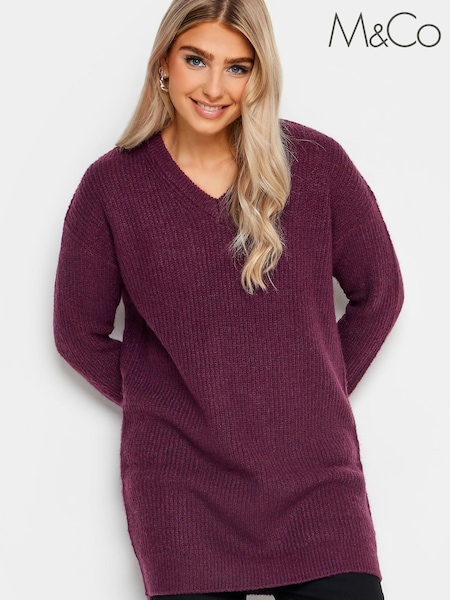 M&Co Red Tunic Jumper Dress (Q67493) | €21.50