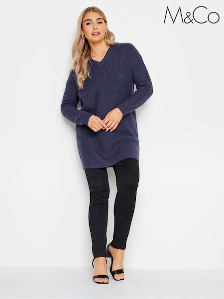 M&Co Blue Tunic Jumper Dress (Q67497) | €21.50