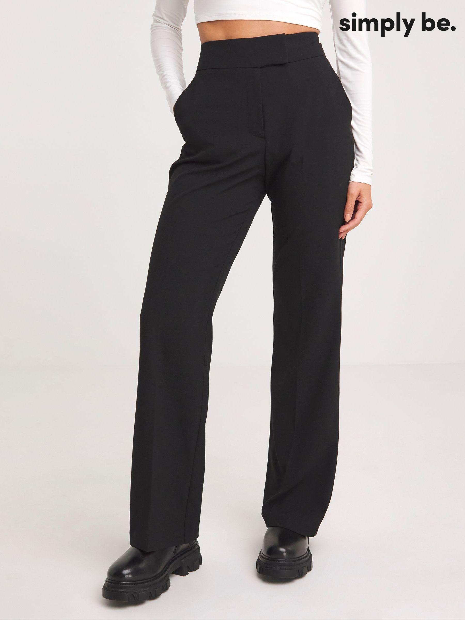 Trousers Simply Be Black Regular Workwear | Next Luxembourg