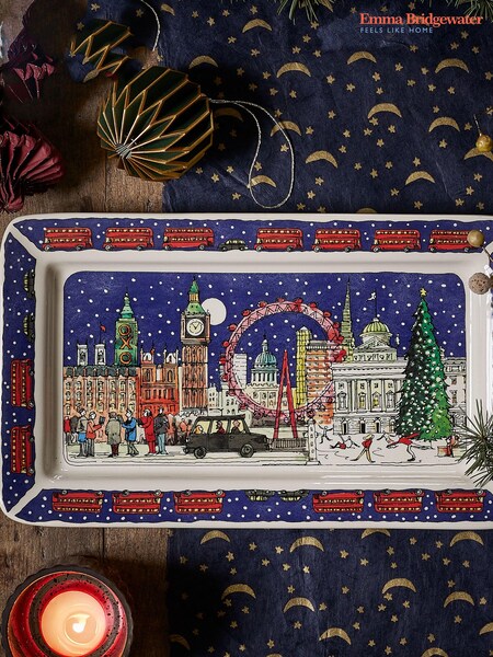 Emma Bridgewater London At Christmas Medium Oblong Plate (Q67885) | € 72