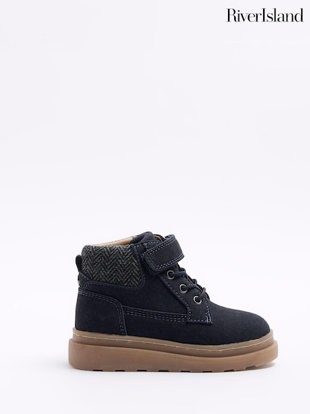 River Island Blue Navy Smart Boots (Q67892) | €17.50