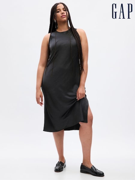 Gap Black High Neck Midi Dress (Q68147) | €15