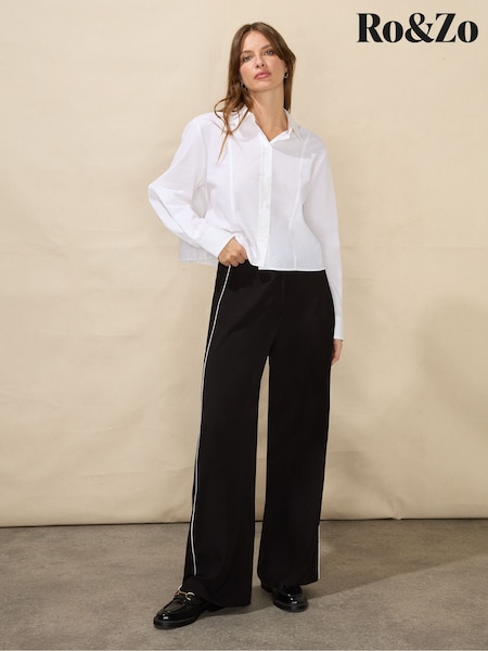 Ro&Zo Crepe Black Trousers (Q68502) | €53