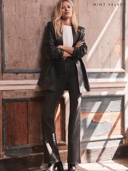 Mint Velvet Black Washed Slim Jeans (Q68600) | €37