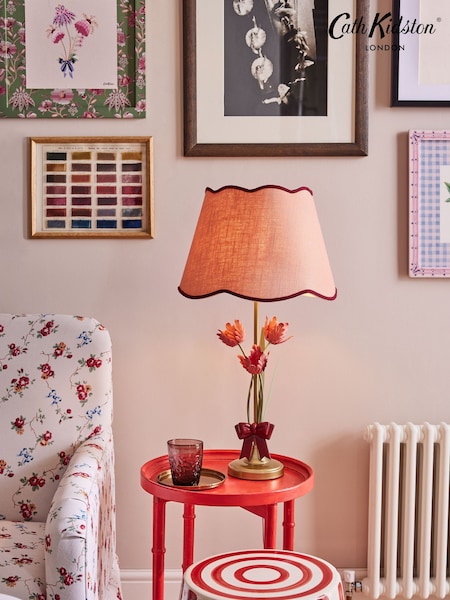 Cath Kidston Pink/Brass Tulip Bunch Table Lamp (Q68752) | €156