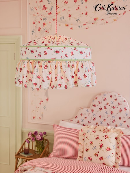 Cath Kidston Ecru/Pink Frill Ceiling Pendant (Q68852) | €122