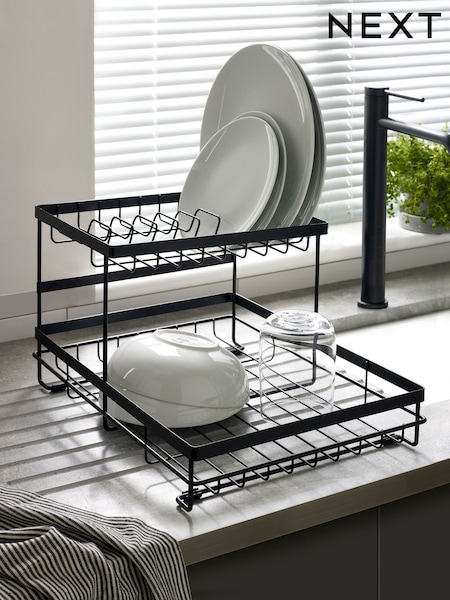 Black Bronx Two Tier Dish Drainer (Q69019) | EGP973