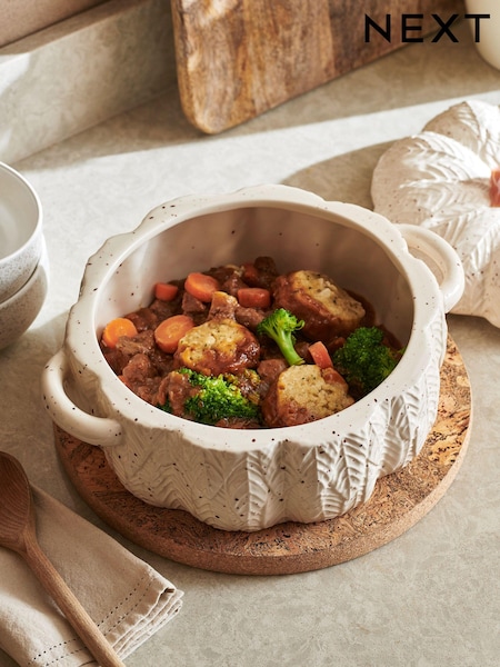 Speckle Glaze Pumpkin Casserole Dish (Q69022) | € 24