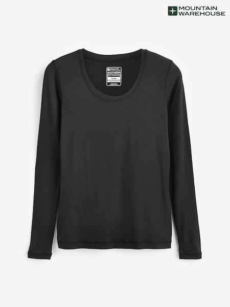 Mountain Warehouse Black Womens Keep The Heat Thermal Top (Q69095) | $41