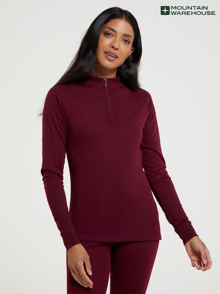 Vaaleanpunainen - Mountain Warehouse Talus Naisten vetoketjullinen lämpötoppi (Q69107) | €32