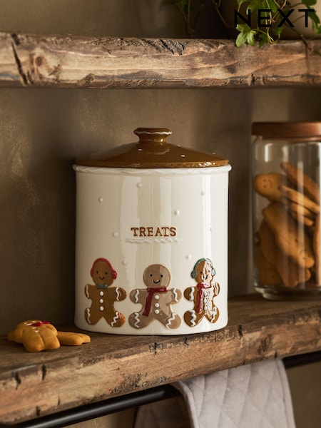 Natural Gingerbread Biscuit Jar (Q69176) | € 23