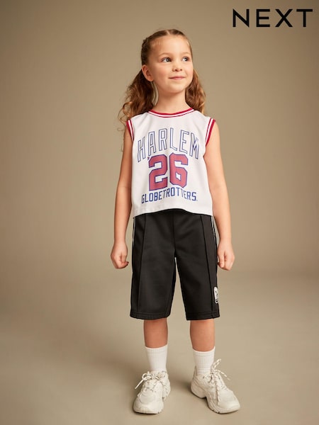 White Harlem Globetrotters Basketball Vest (3-16yrs) (Q69409) | € 4 - € 5