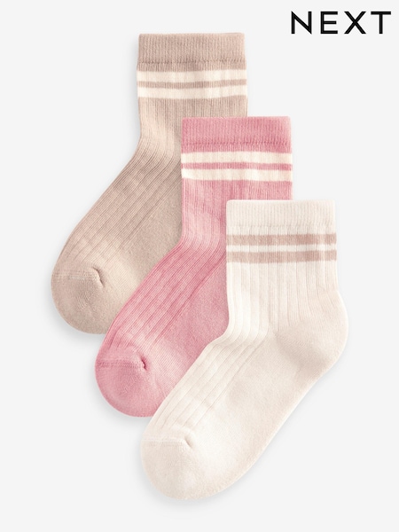Nevtralno - Cotton Rich Cushioned Sole Ankle Socks 3 Pack (Q69422) | € 4 - € 6