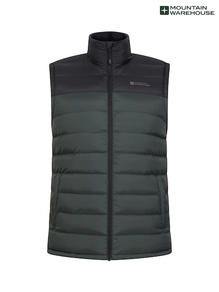 Mountain Warehouse Green Seasons II Mens Water Resistant Padded Gilet (Q69472) | €57