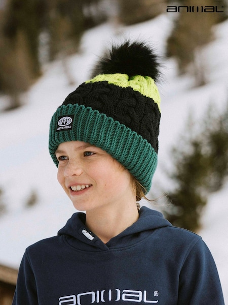 Animal Green Kids Alex Recycled Beanie (Q69484) | €13