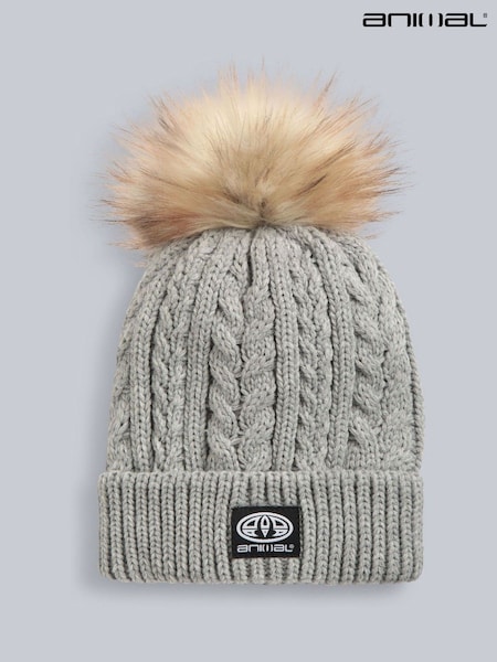 Grå - Animal Womens Becky Recycled Hat (Q69490) | kr420