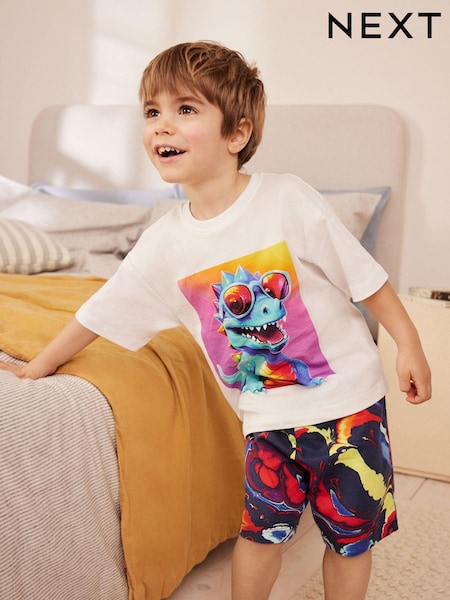 Mehrfarbig/Dinosauriermotive - 100% Cotton Single Short Pyjamas (9mths-8yrs) (Q69687) | 6 € - 8 €